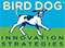 Bird Dog Innovation Strategies Sticky Logo